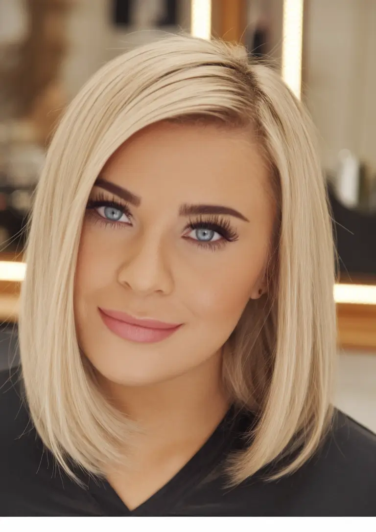 Tousled Bob with Sunkissed Waves - Summer 2025