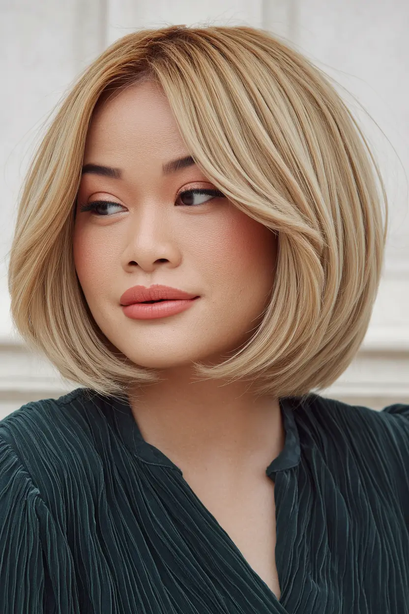 summer easy hairstyle for work 2025 Soft Layers with a Sleek Side Part