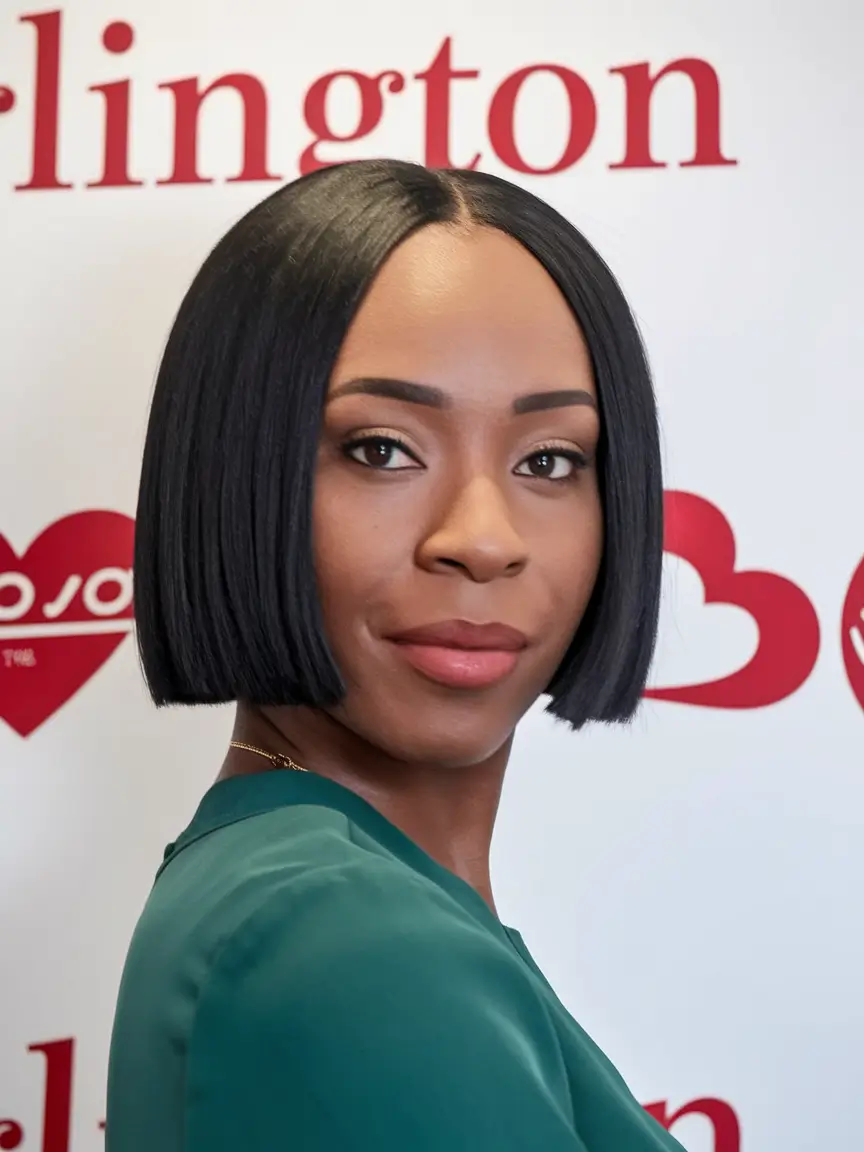 hairstyles black women straight hair