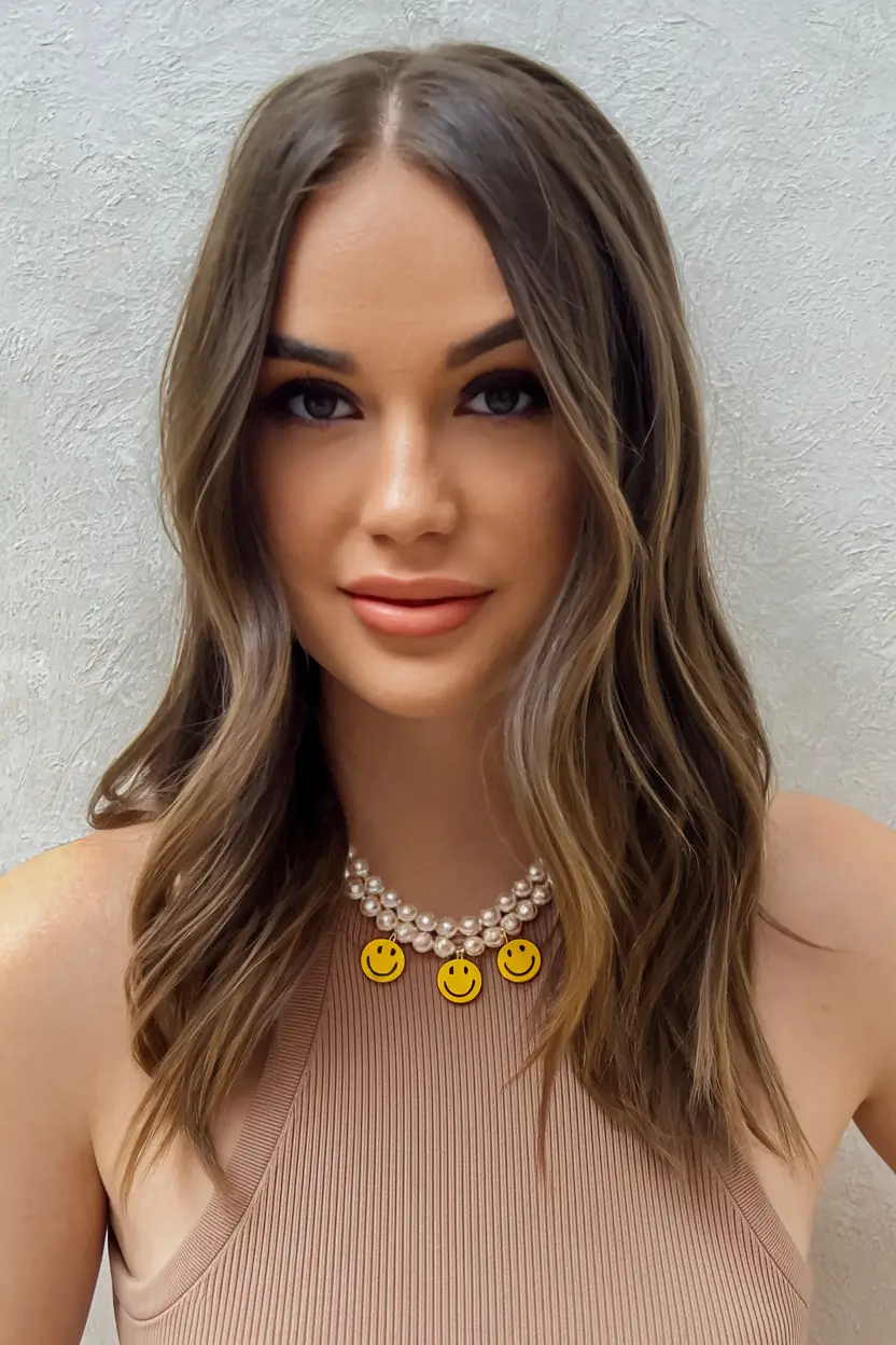 Sun-Kissed Highlight Ideas for Brunettes - Summer 2025! Summer Sand Bob