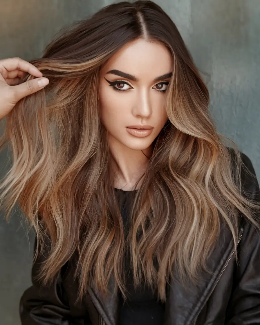 Sun-Kissed Highlight Ideas for Brunettes - Summer 2025! Copper Gold Bronze Blend