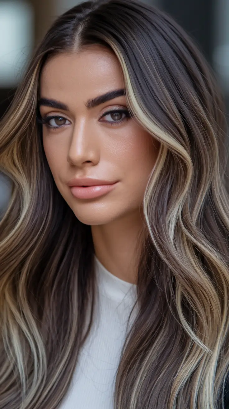 Sun-Kissed Highlight Ideas for Brunettes - Summer 2025! Face-Framing Vanilla Slices