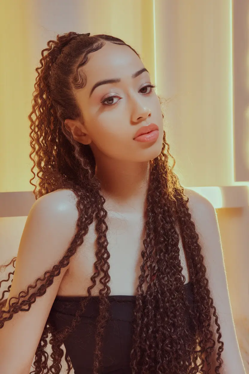 hairstyles ideas defined curls with edges