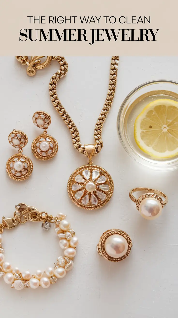 How to Clean Summer Jewelry the Right Way