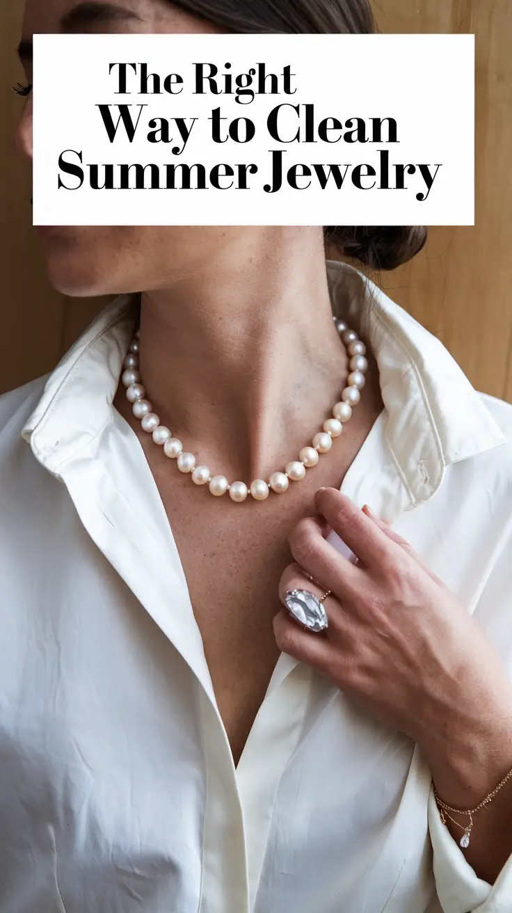 How to Clean Summer Jewelry the Right Way