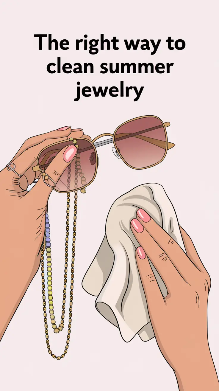 How to Clean Summer Jewelry the Right Way