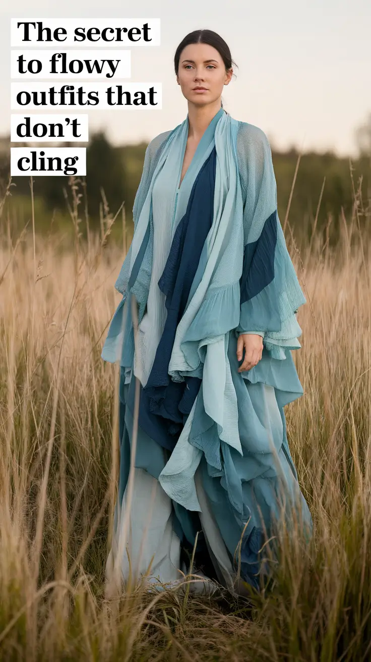 The Secret to Flowy Outfits That Don’t Cling in 2025