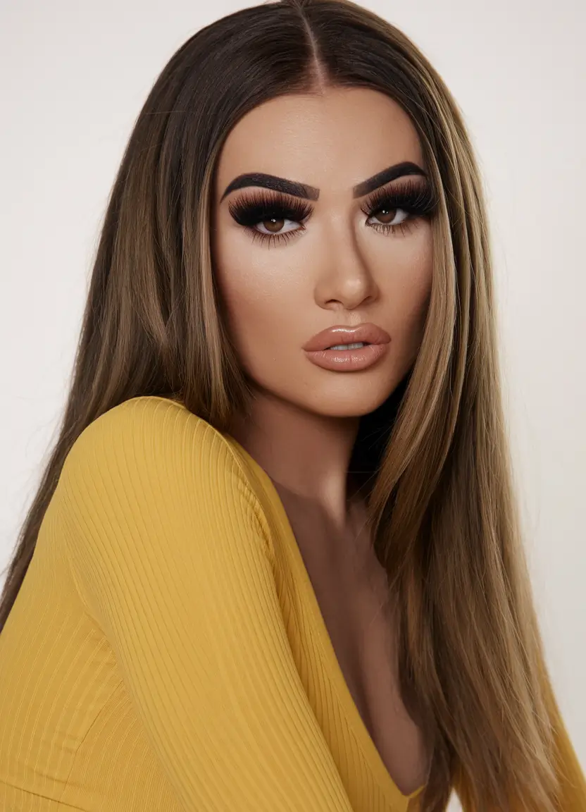 Trends 2025: Summer Highlights Ideas Sleek Hazelnut Shine with Subtle Gradient