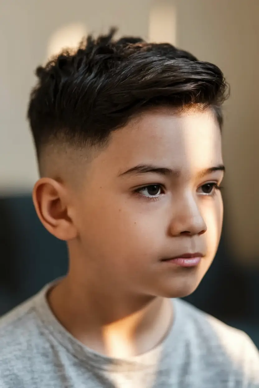 Trendy Boys Haircuts for Summer 2025 - Fresh Styles Textured Crop with Skin Fade Confidence