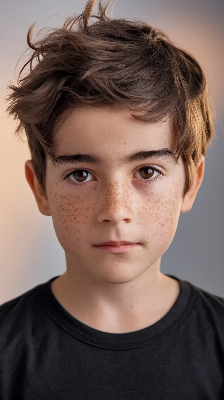 Trendy Boys Haircuts for Summer 2025 - Fresh Styles Carefree Shag with Windblown Charm