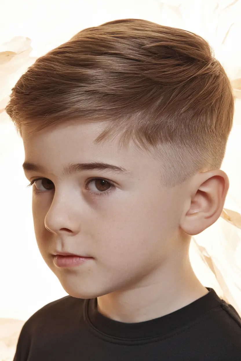 Trendy Boys Haircuts for Summer 2025 - Fresh Styles Sandy Blonde Sleek Fade for Sunny Days