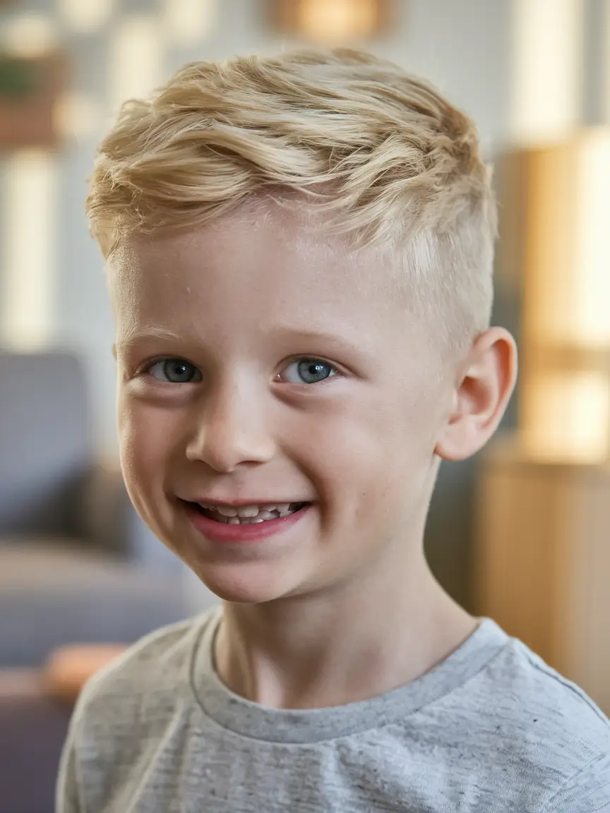 Trendy Boys Haircuts for Summer 2025 - Fresh Styles Textured Tousle with Easy Summer Layers