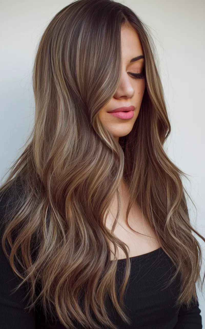 Vacation Hairstyles for Summer 2025: Chic Inspiration Dimensional Brunette Waves That Catch the Light