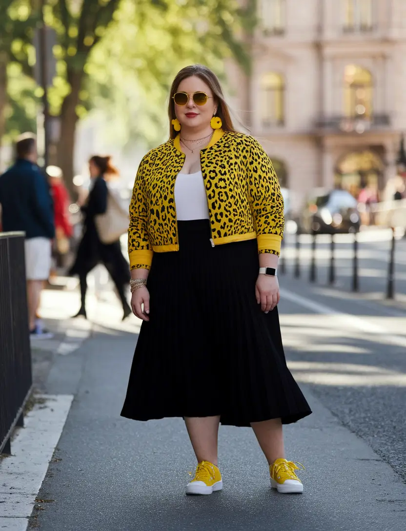 fall-plus-size-outfits-nyc-Bold-and-Bright-Street-Statement