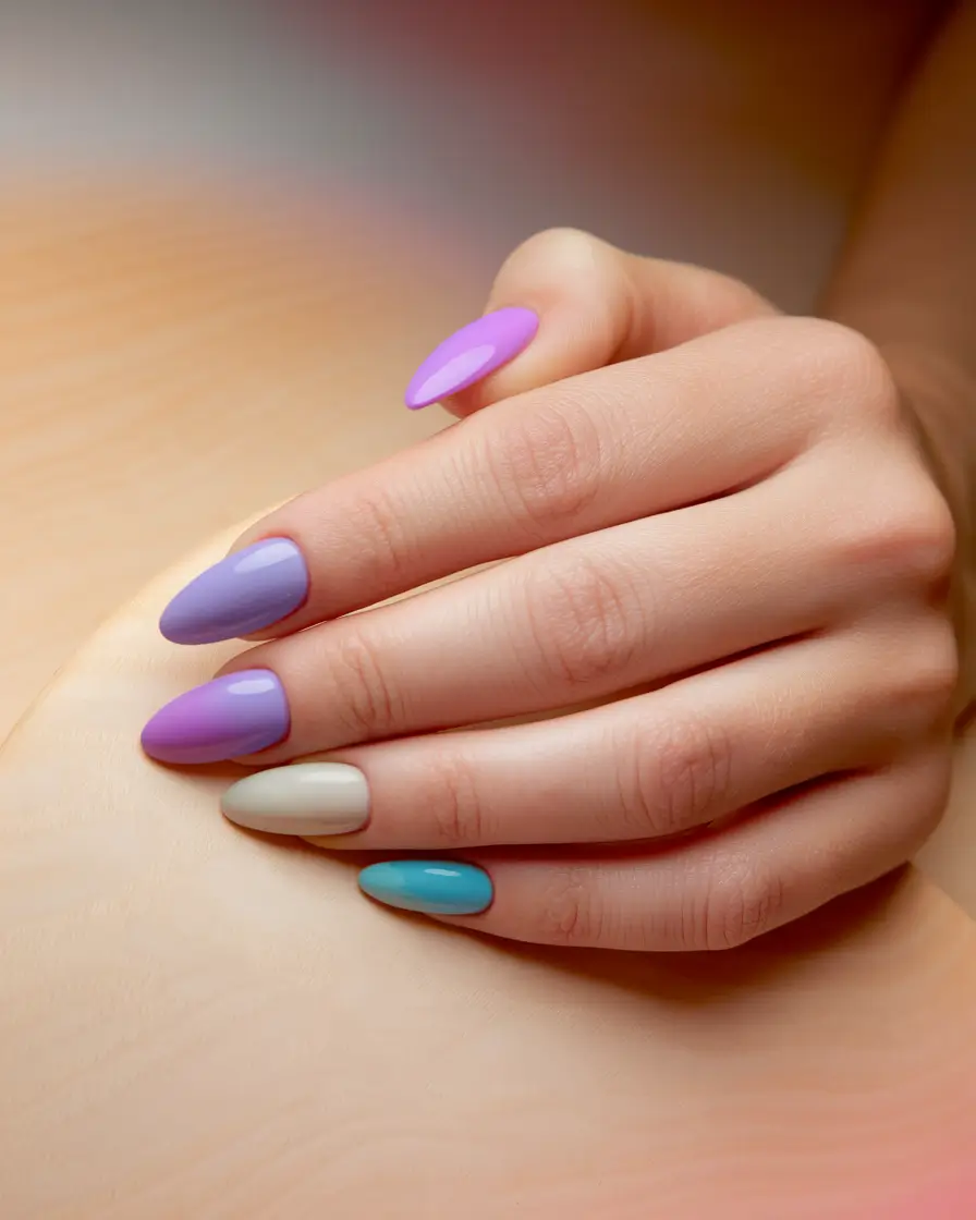 Almond Nails Made for Summer 2025 Pastel Dreams in Gradient Tones