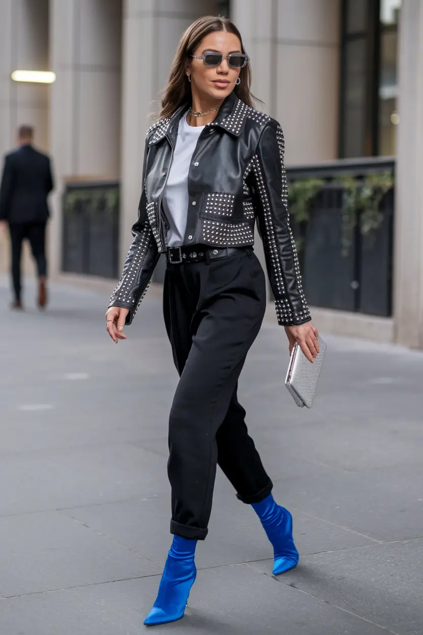 Y2k autumn outfits Punk Revival With a Futuristic Kick