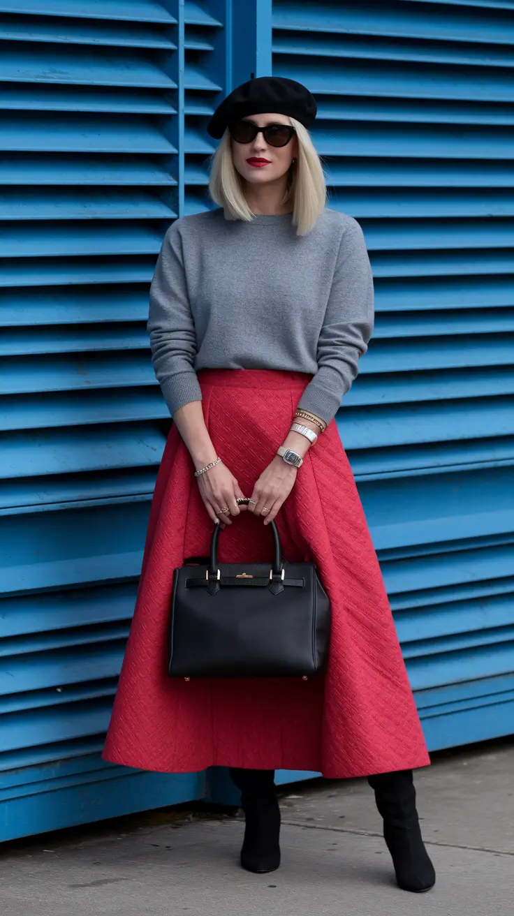 autumn outfits aesthetic classy Parisian Drama Meets Everyday Power