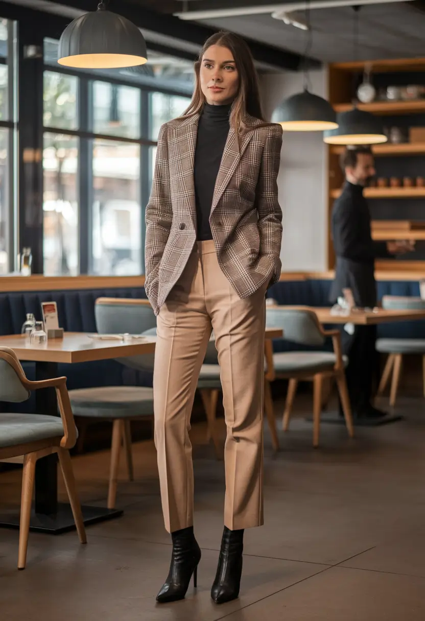 autumn outfits aesthetic classy Tailored Layers for Boardroom Brilliance