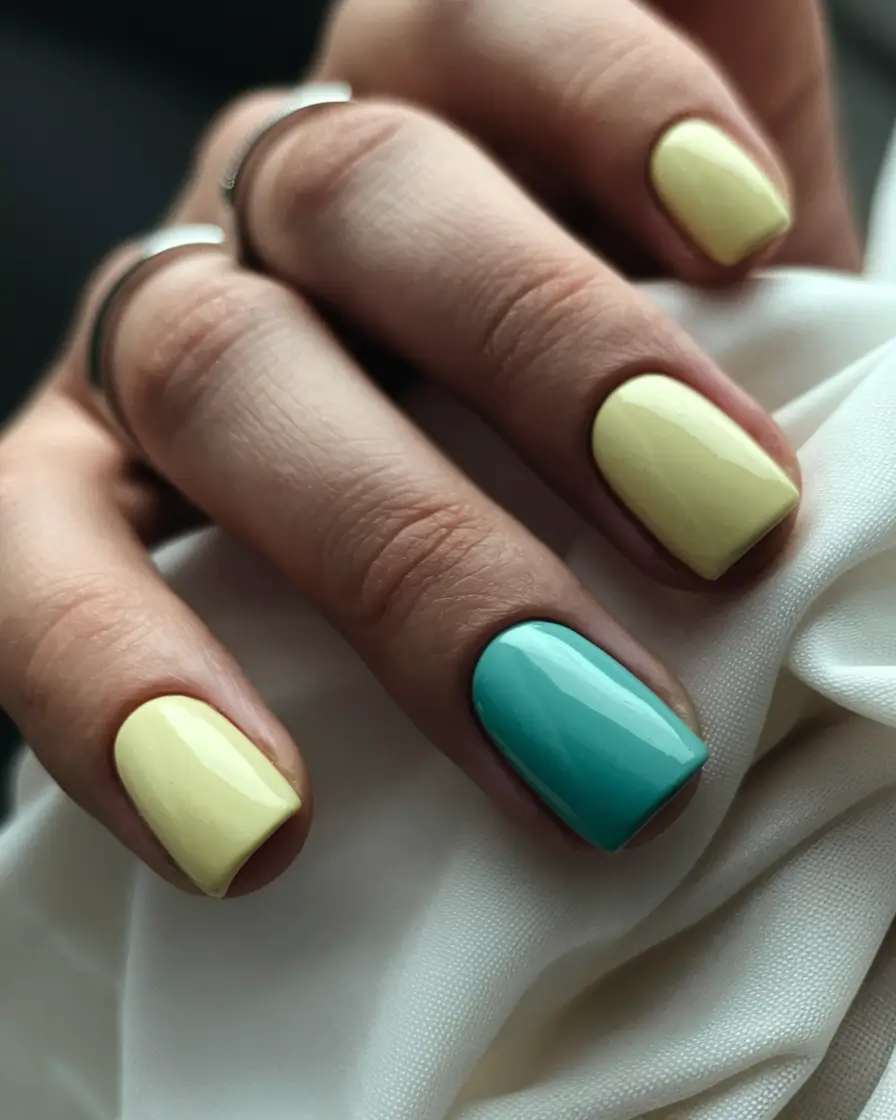 beach nails summer 2025 Butter and Surf Duo