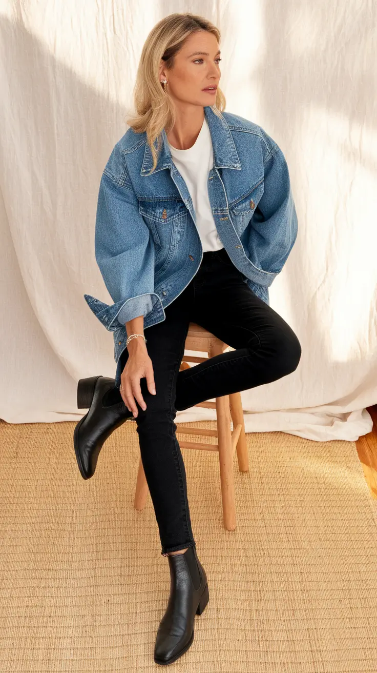 casual fall outfits for women over 30 - Elevated Denim With a Modern Kick