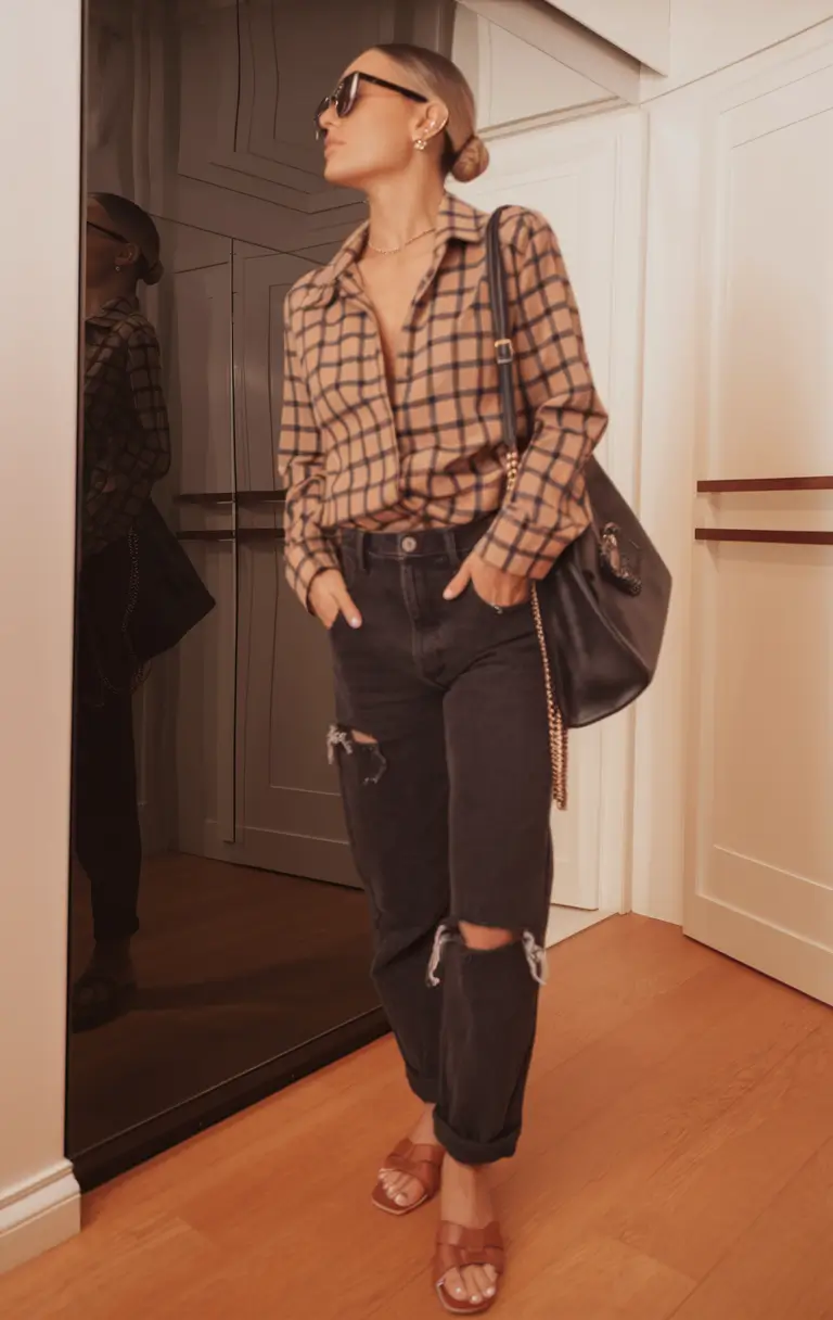 casual fall outfits for women over 30 - ideas 2025 Tailored Grunge Meets Everyday Cool