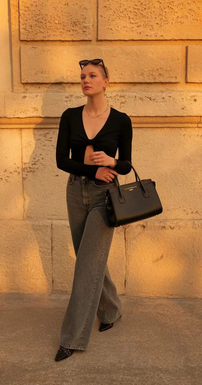 fall outfits women over 30 classy - Relaxed Sophistication With Parisian Flair