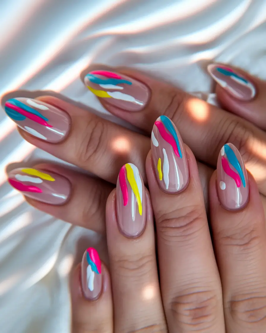 designs pretty art ideas aesthetic Neon Drip Over Nude