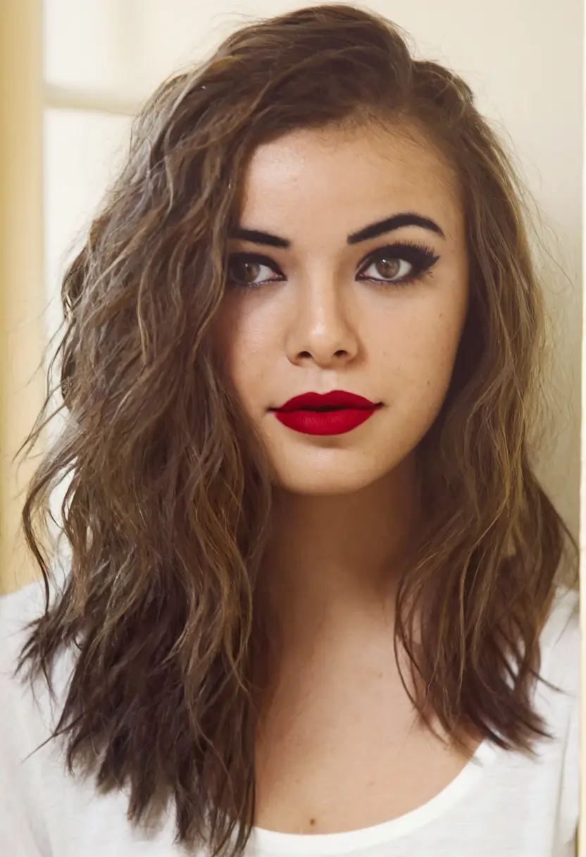 easy and cute fourth of july hairstyles+Textured Lob with a Side Part