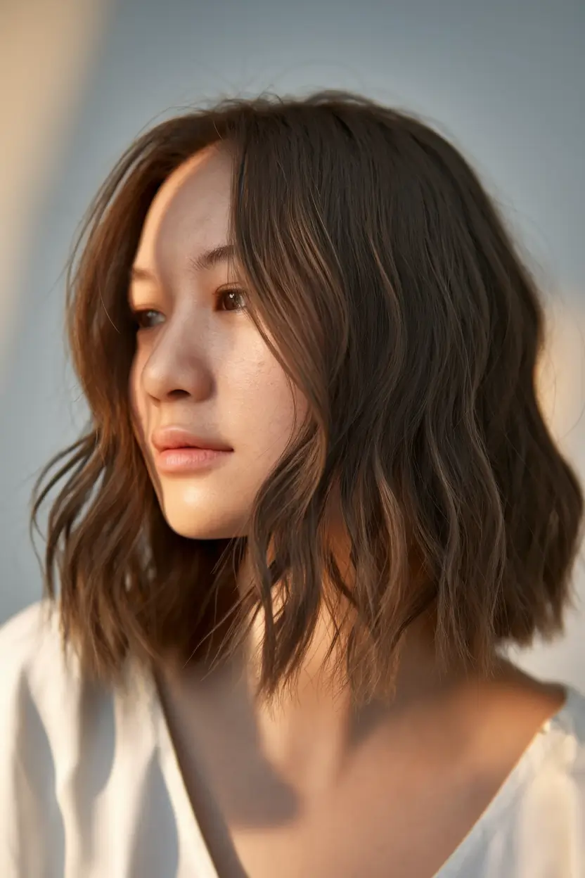 easy and cute fourth of july hairstyles+Effortless Beachy Mid-Length Waves