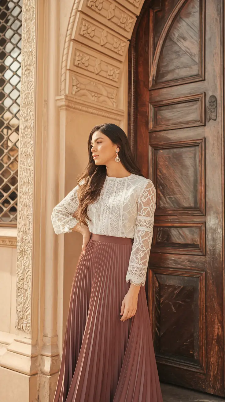 fall skirt outfits classy Romantic Vintage Revival