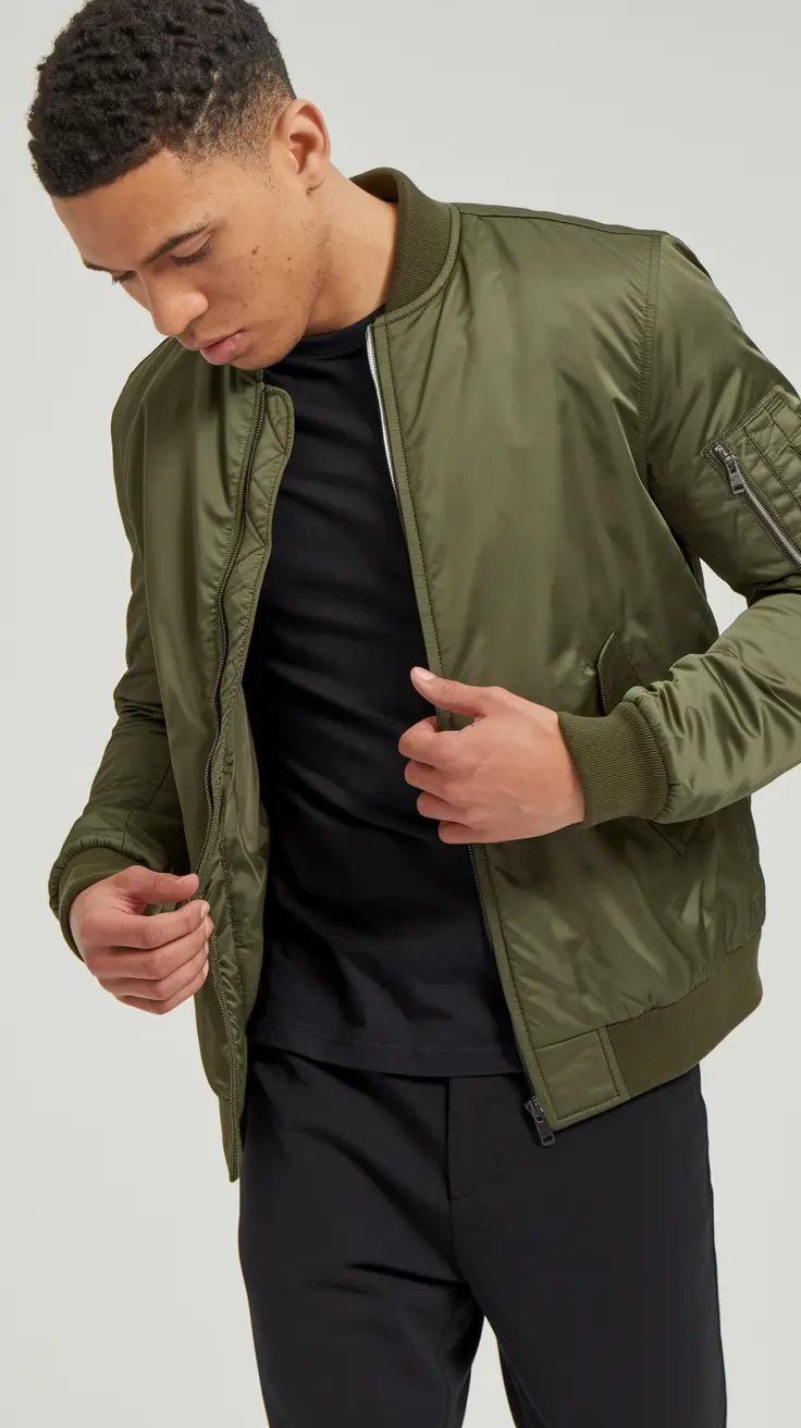 fall outfits for men casual Bomber Cool, Always in Season
