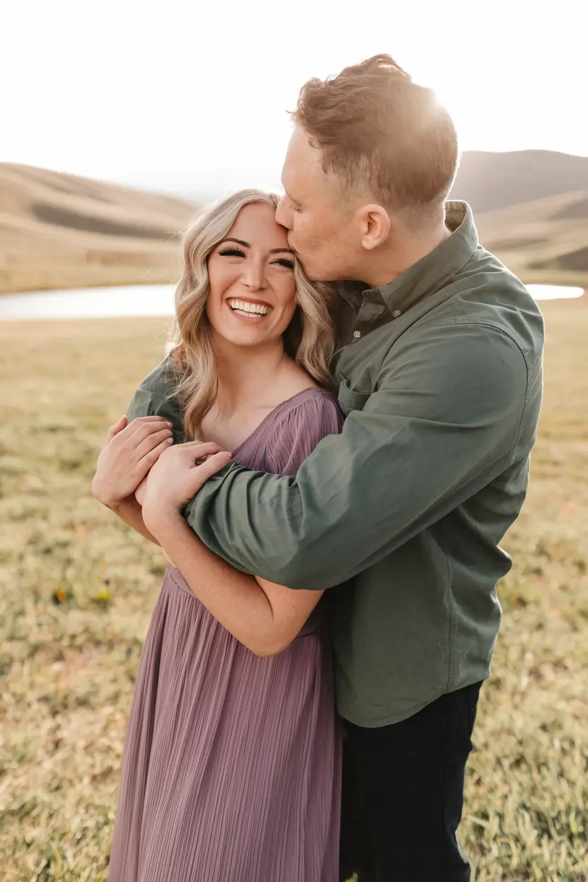fall family pictures outfits+Dusty Lavender and Deep Olive for Sunset Magic