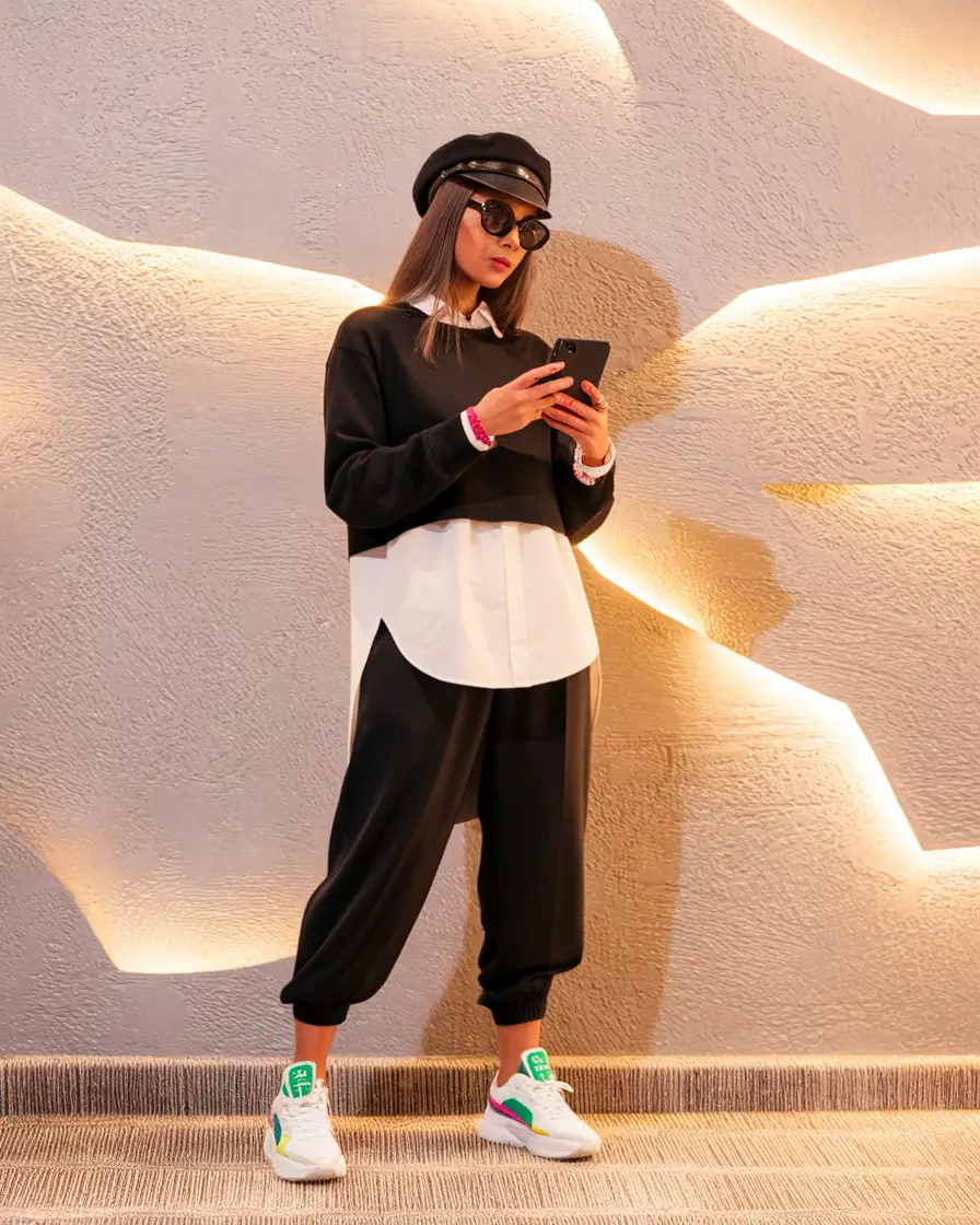 fall fashion women 2025 Street-Smart Layers With a Playful Kick