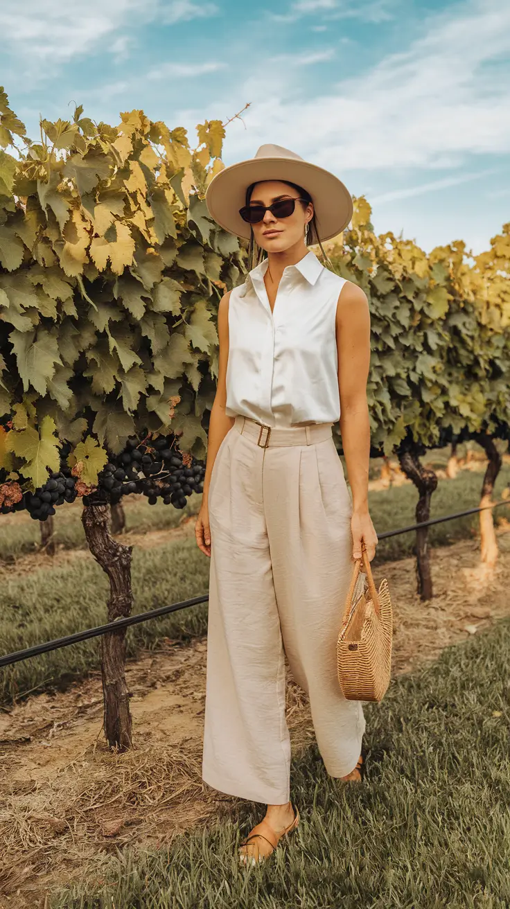 fall outfits ideas 2025 Vineyard Luxe in Cream Neutrals