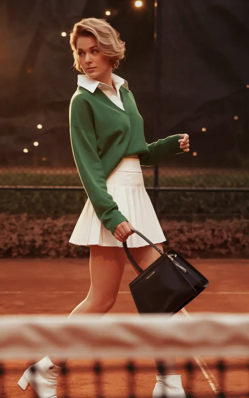 fall old money outfits skirt court-ready cool with a legacy spin