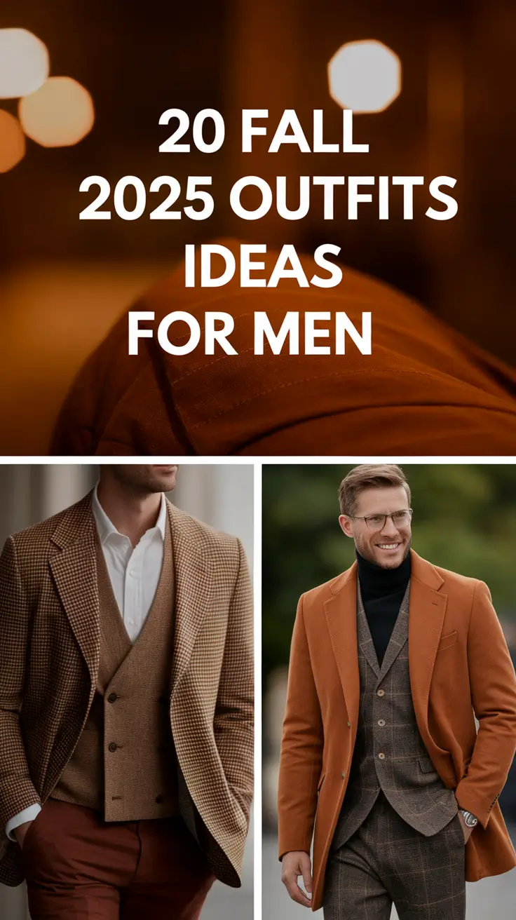 Fall 2025 Outfits Ideas for Men: Stylish, Cozy & Timeless Looks for the Season