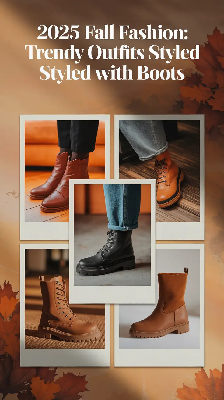 2025 Fall Fashion: Trendy Outfits Styled with Boots for Every Look