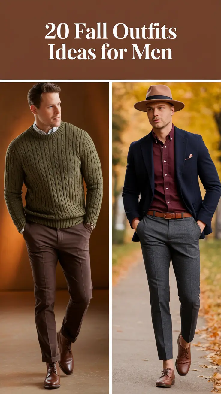 Fall 2025 Outfits Ideas for Men: Stylish, Cozy & Timeless Looks for the Season