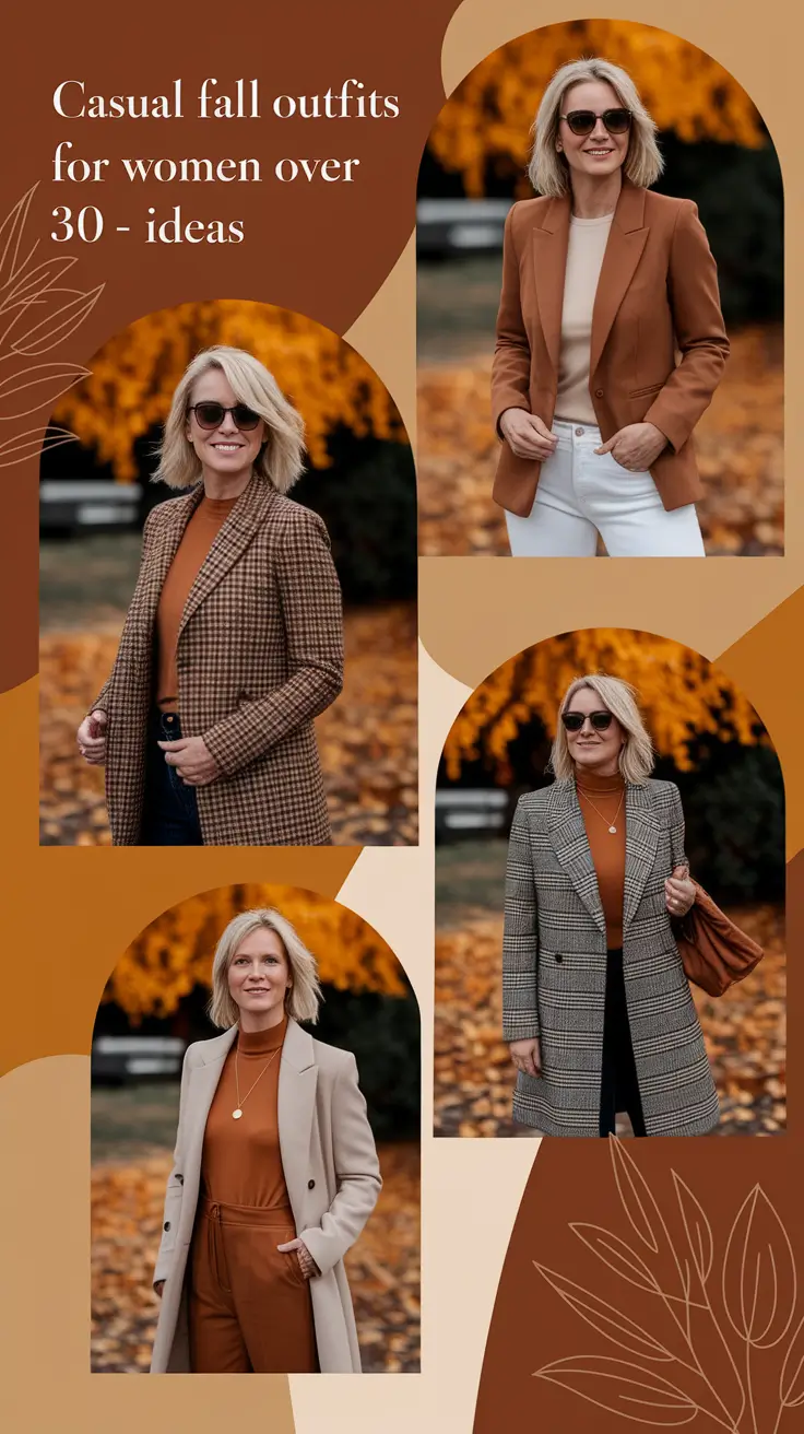 Casual Fall Outfits for Women Over 30 – Classy and Stylish Ideas 2025