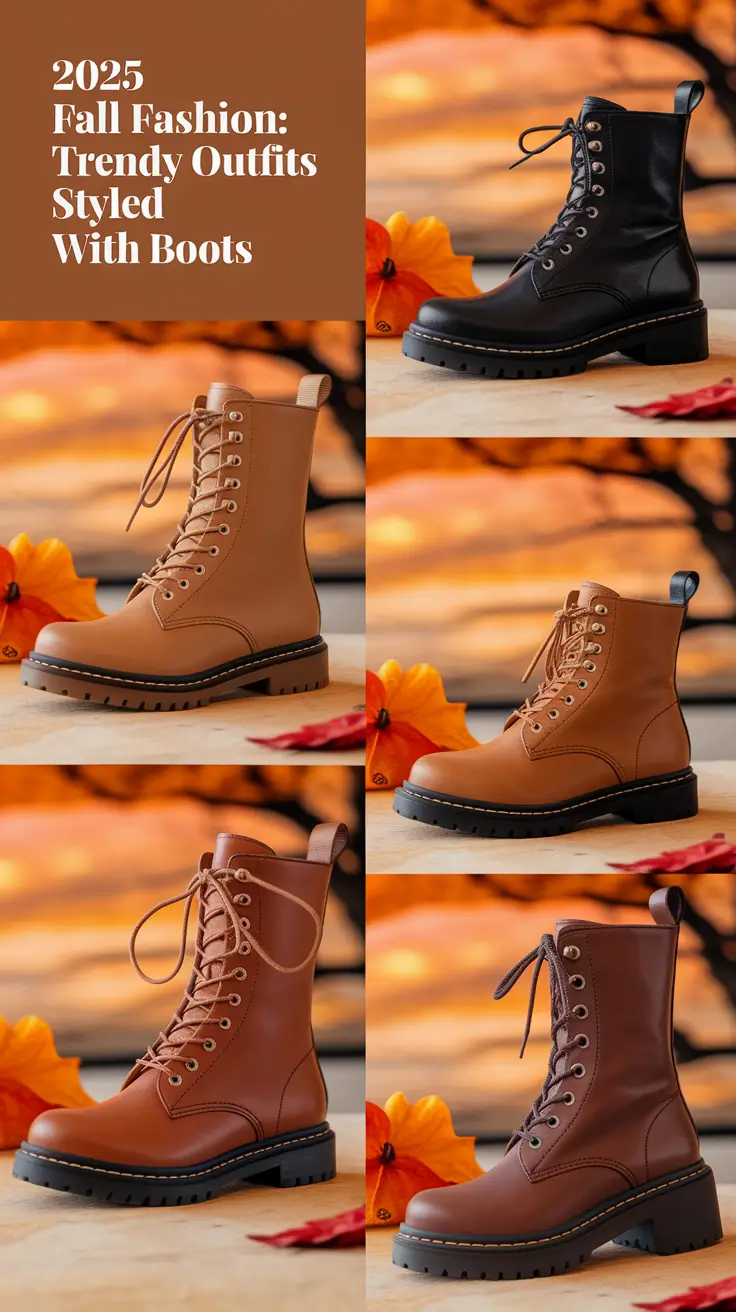 2025 Fall Fashion: Trendy Outfits Styled with Boots for Every Look