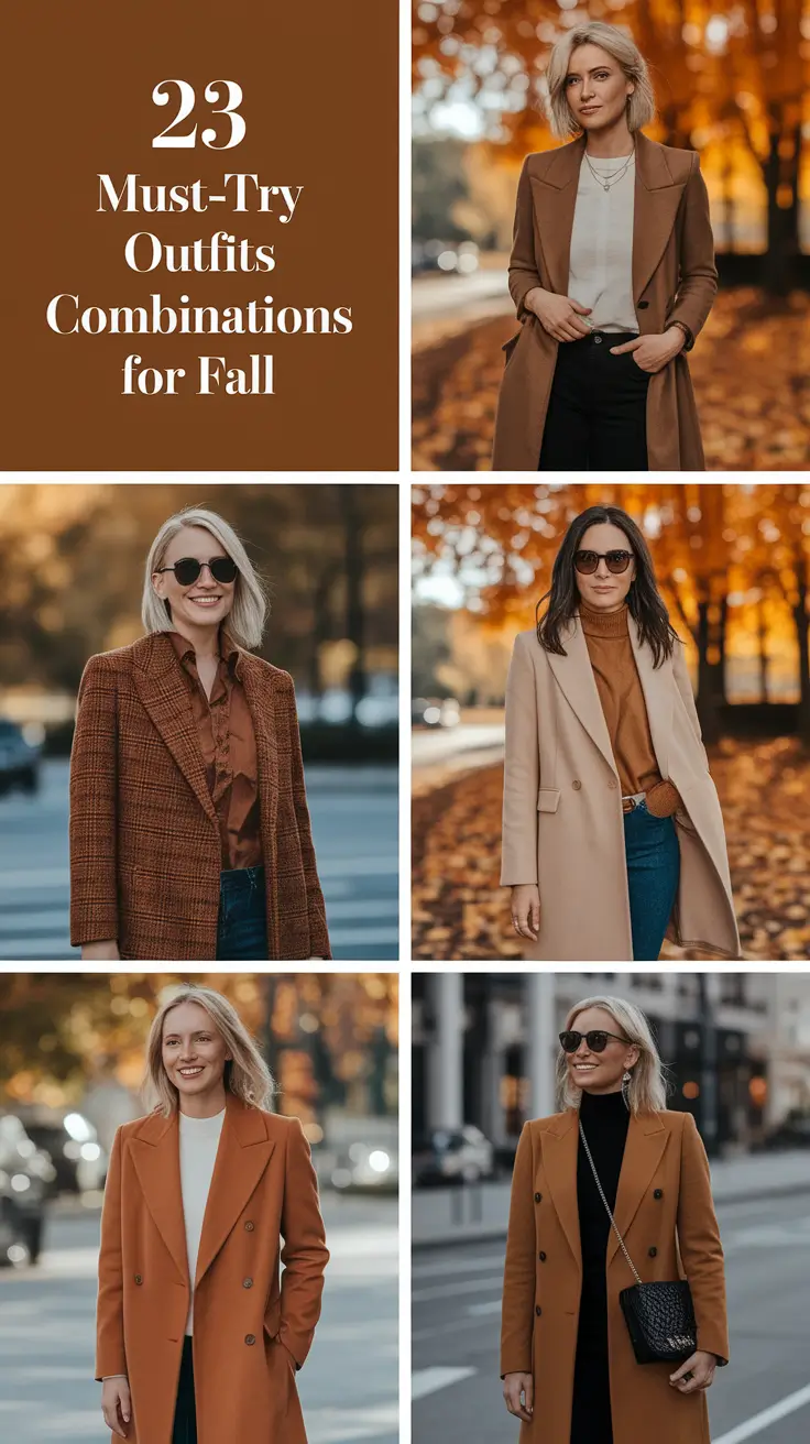 Must-Try Outfits Combinations for Fall 2025 That Every Woman Should Try
