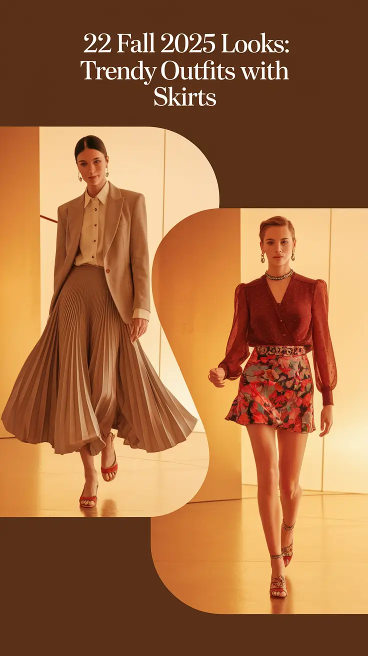 Fall 2025 Looks: Trendy Outfits with Skirts That Feel Cozy, Classy, and Totally Wearable