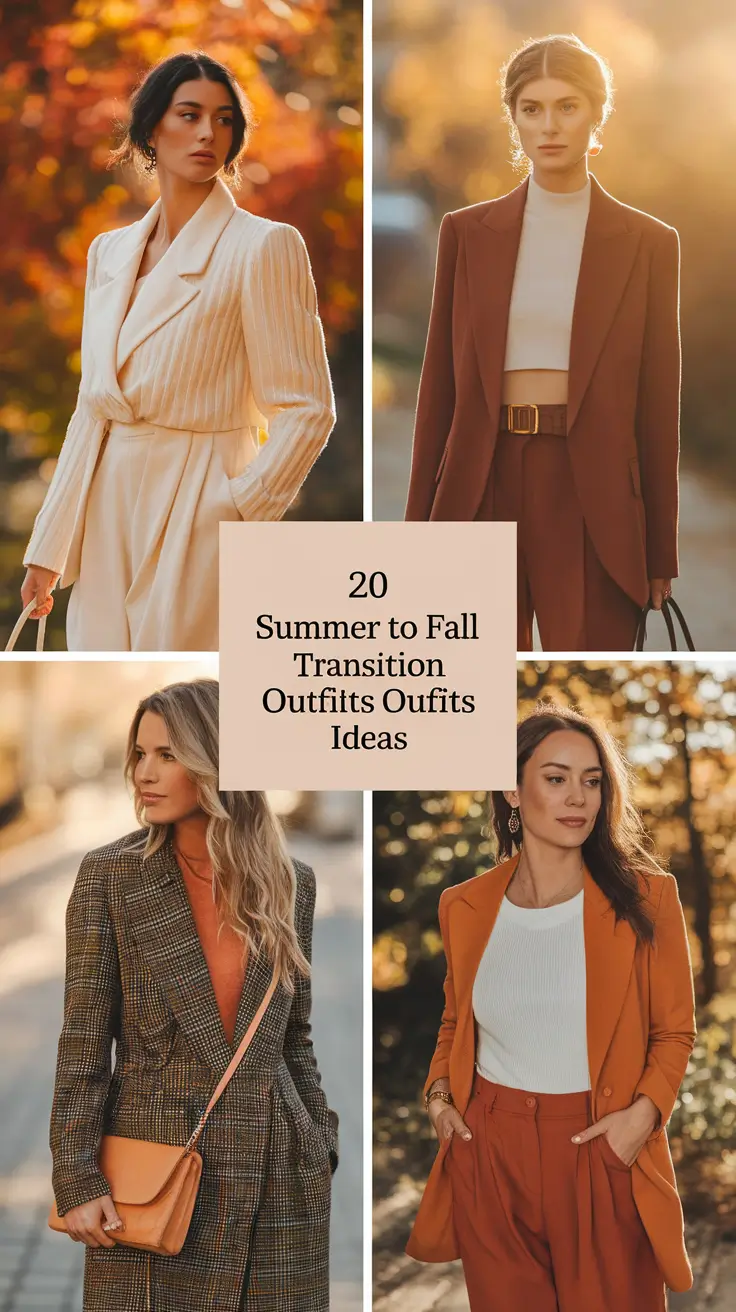 Summer to Fall Transition Outfits Ideas 2025: From Hot Days to Comfy Fall Layers