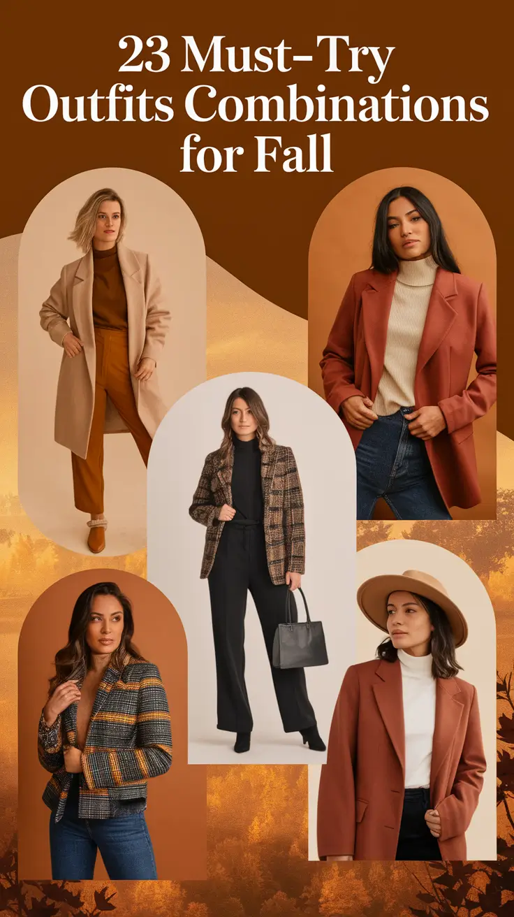 Must-Try Outfits Combinations for Fall 2025 That Every Woman Should Try
