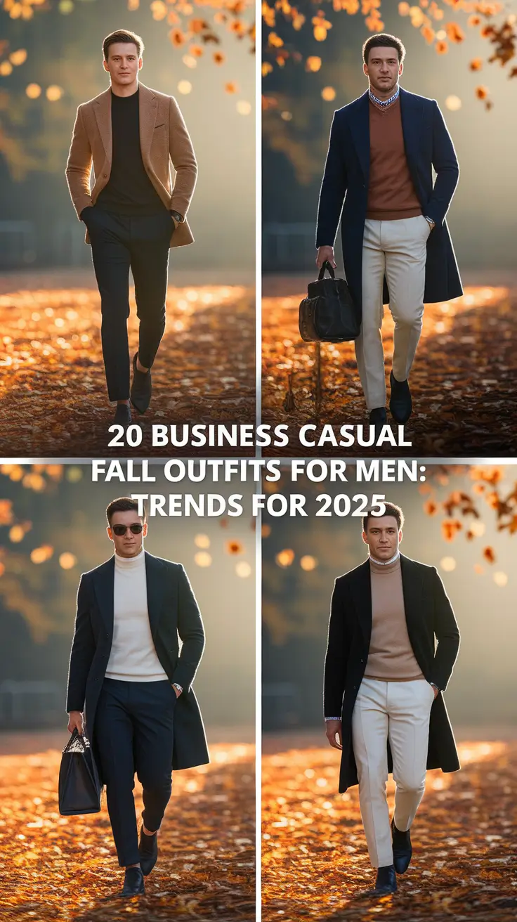 Business Casual Fall Outfits for Men: Trends for 2025 That Redefine Office Wear