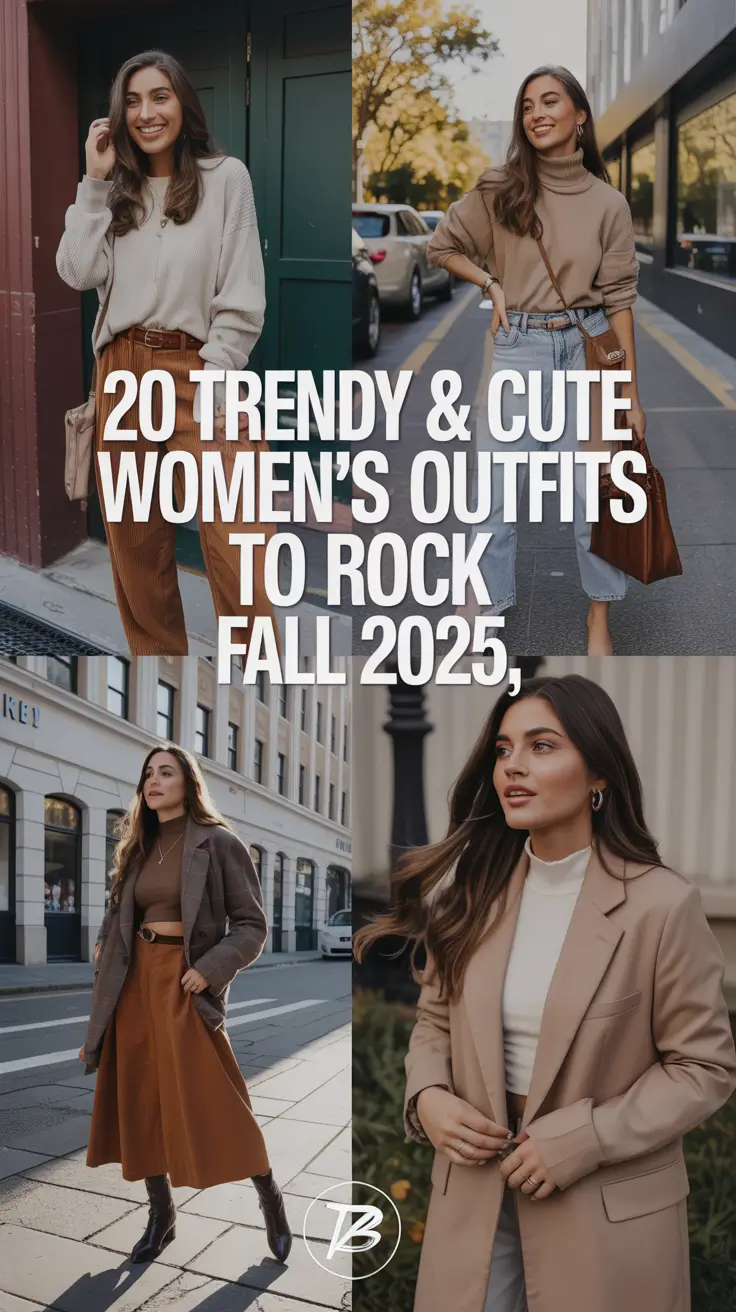 Trendy & Cute Women’s Outfits to Rock Fall 2025: From Classy Layers to Casual Staples
