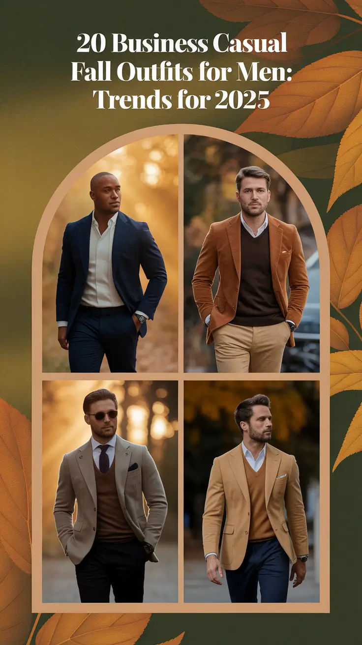 Business Casual Fall Outfits for Men: Trends for 2025 That Redefine Office Wear