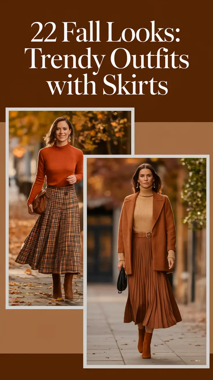 Fall 2025 Looks: Trendy Outfits with Skirts That Feel Cozy, Classy, and Totally Wearable