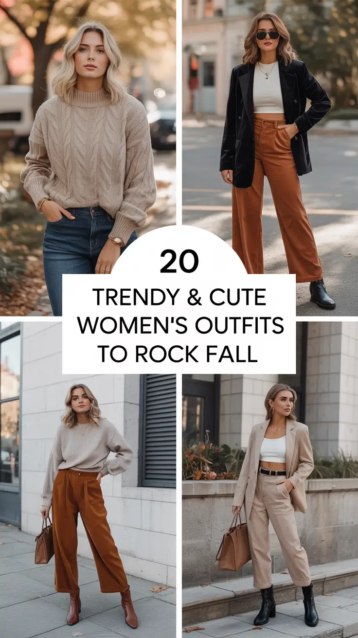Trendy & Cute Women’s Outfits to Rock Fall 2025: From Classy Layers to Casual Staples
