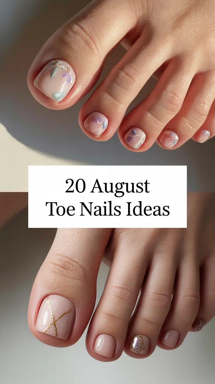 August Toe Nails Ideas 2025 That Shine Like Summer—Trendy Colors and Bold Designs